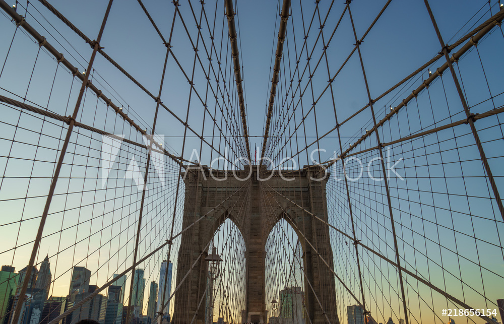 Foto op plexiglas Brooklyn Bridge in New York